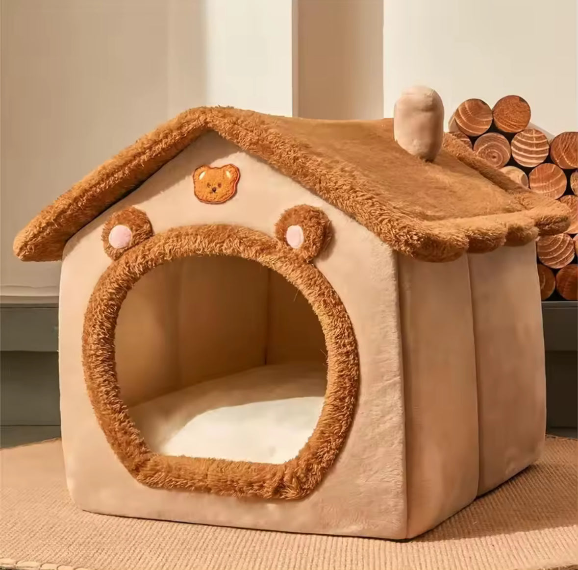 Luxury House Cat and Dog Bed