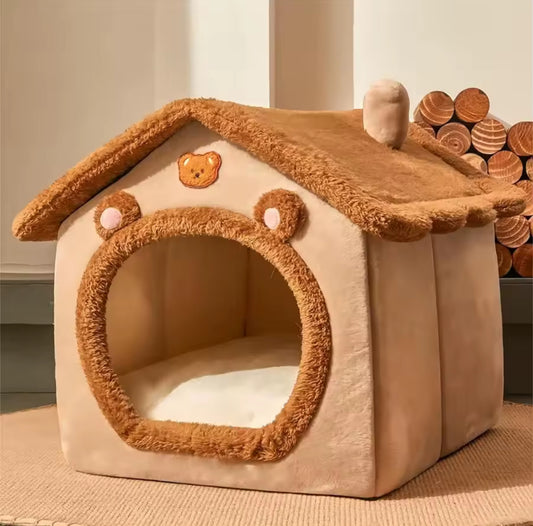 Luxury House Cat and Dog Bed